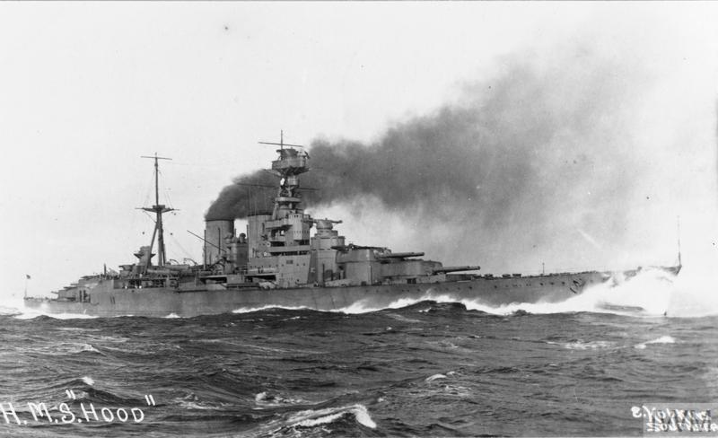 Hood on her speed trials, 1920s