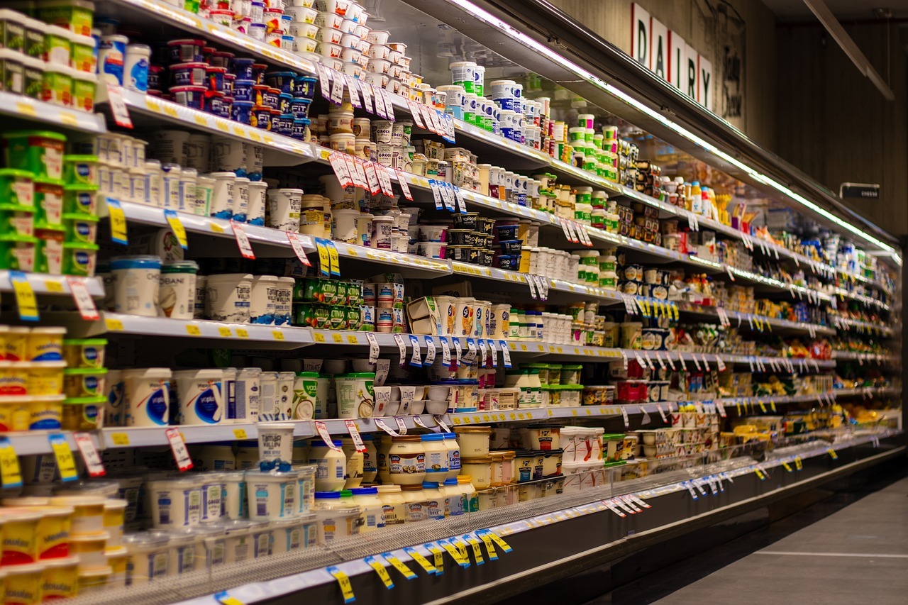 supermarket shelf