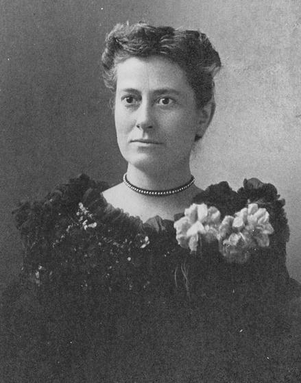 black and white portrait of Williamina Fleming